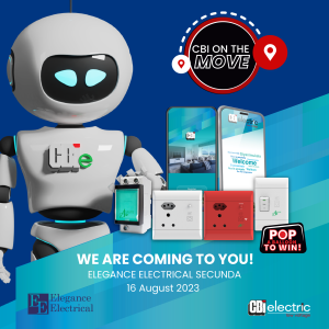 CBI On the move invite for Elegance Electrical Secunda